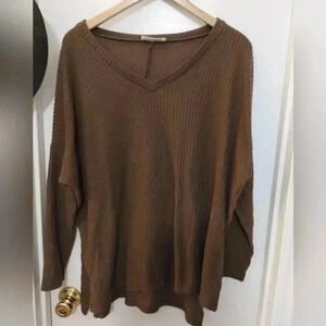 Zeanana women's hollow long sleeve tunic warm